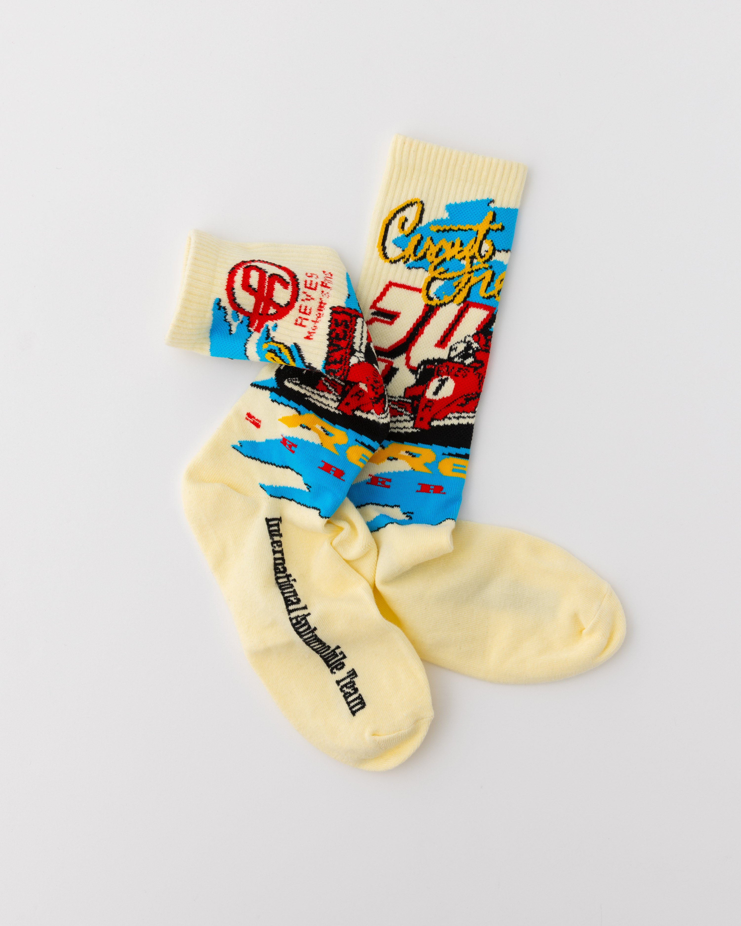 Cream "Circuit Socks