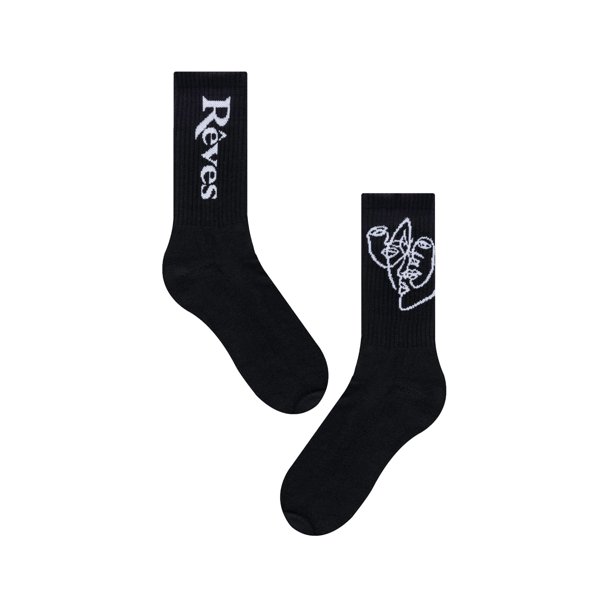 "Trois" Socks (Black)