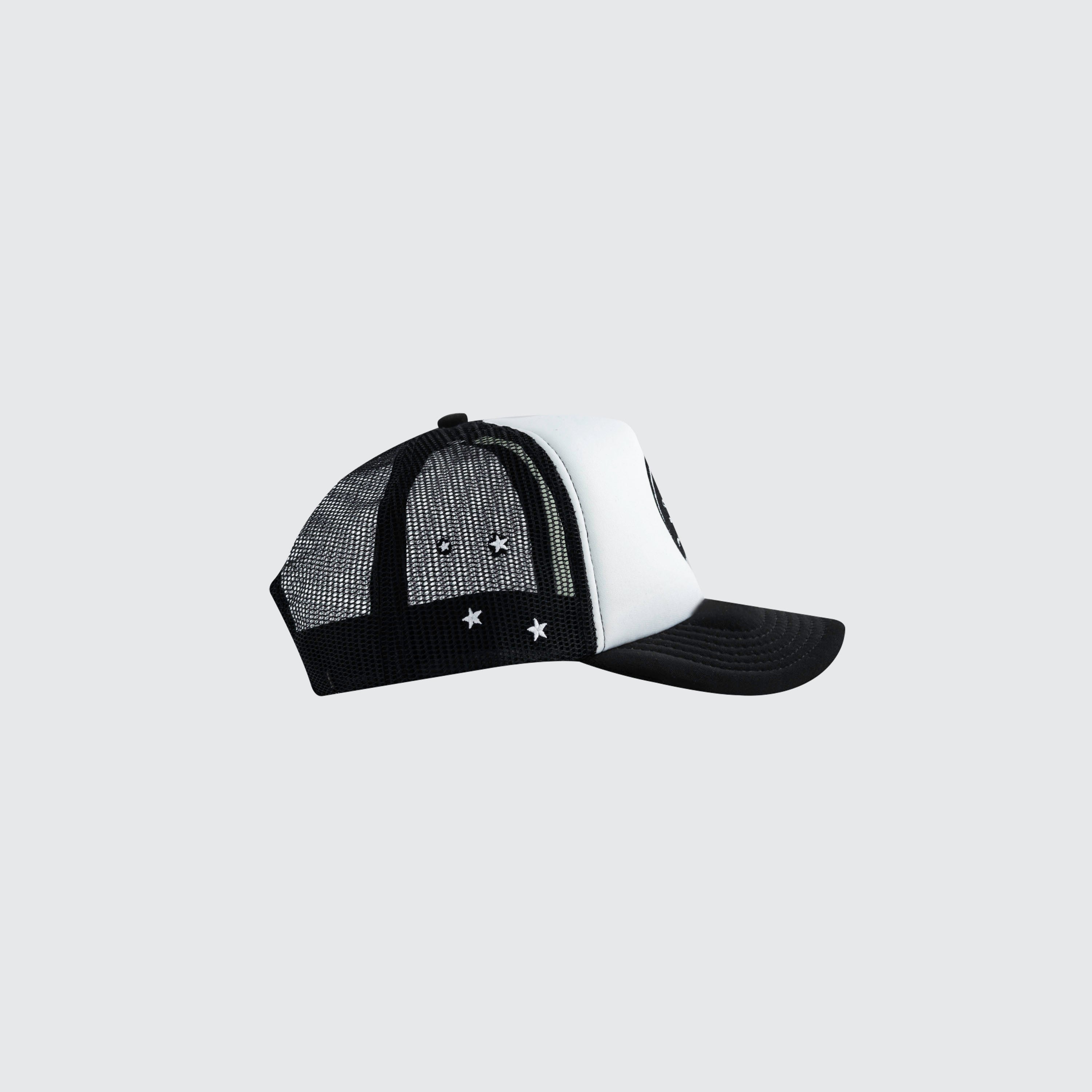 Black "Paris Nights" Trucker Hat