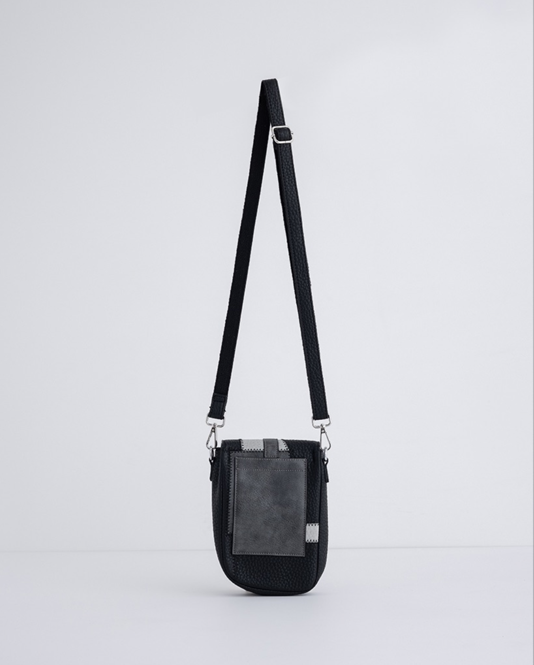 Black "Patchwork" Satchel bag (Double Sale)
