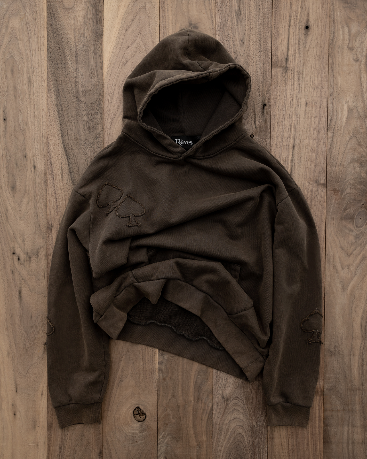 Washed"Ace" Premium Hoody